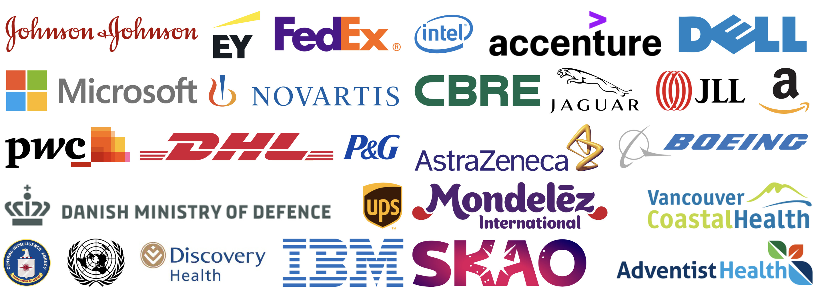 Logos of dozens of companies who have gone vested.
